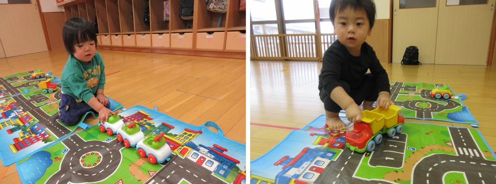 みかん組の部屋で遊んでいる様子 (10)