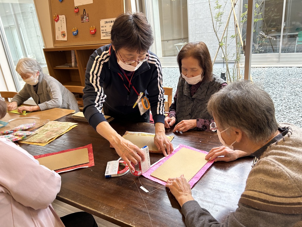 お雛様飾り作り