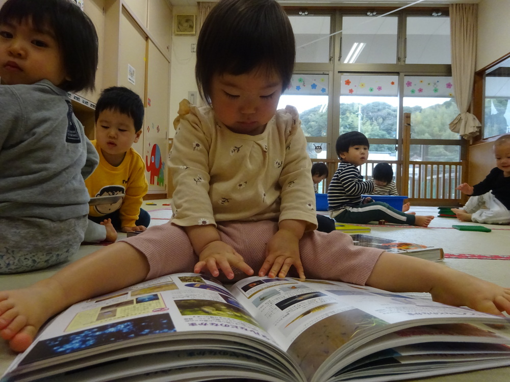 図鑑や絵本を見る子ども (6)