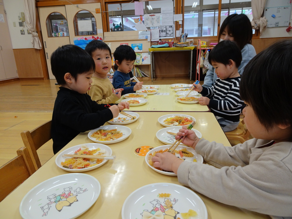 箸掴み