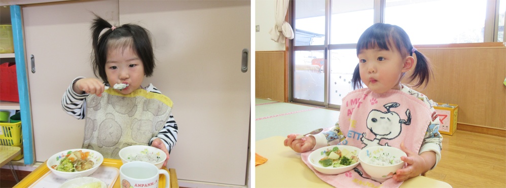 給食の様子 