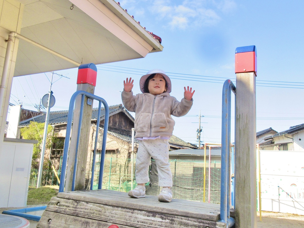 園庭遊びの様子