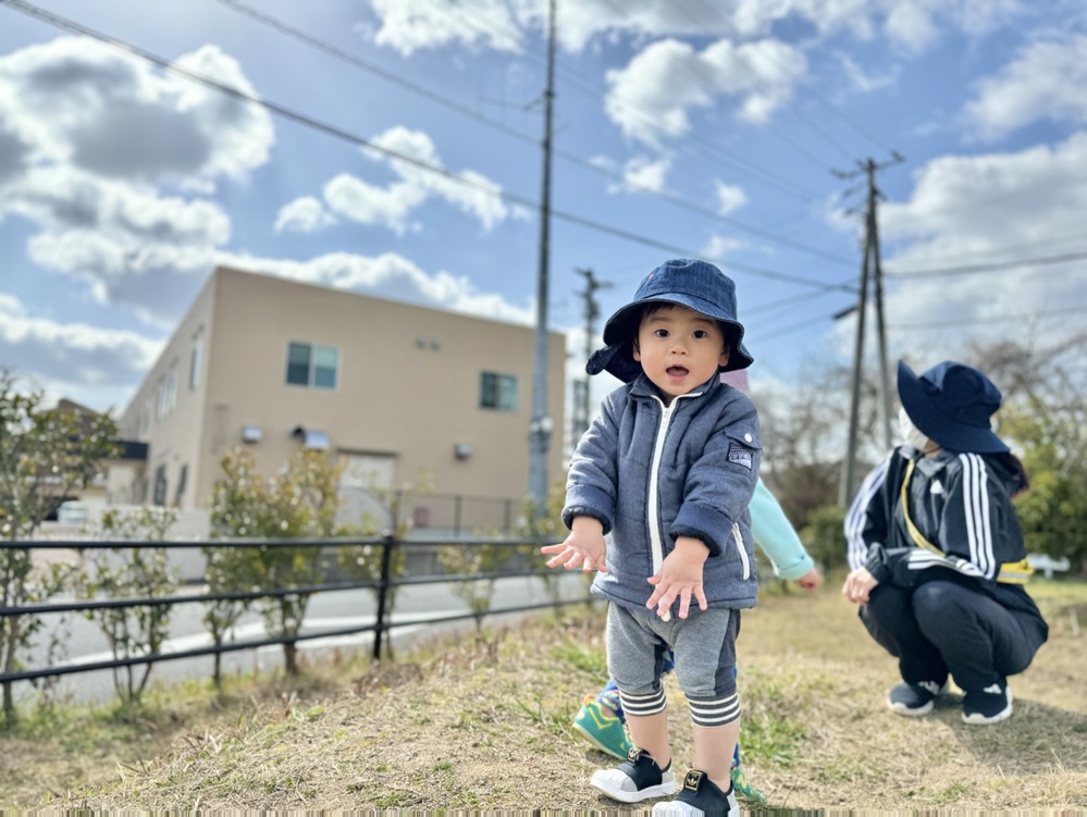 散歩の様子（警察署横広場）