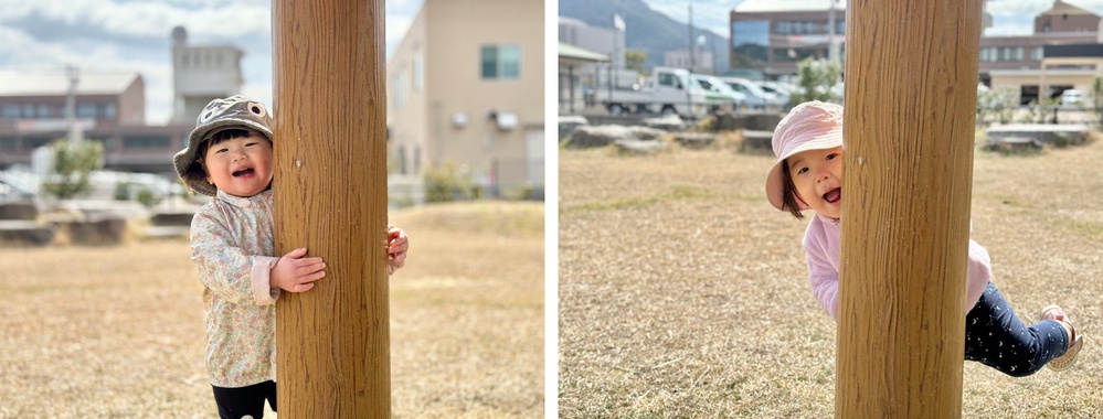 散歩の様子（警察署横広場）