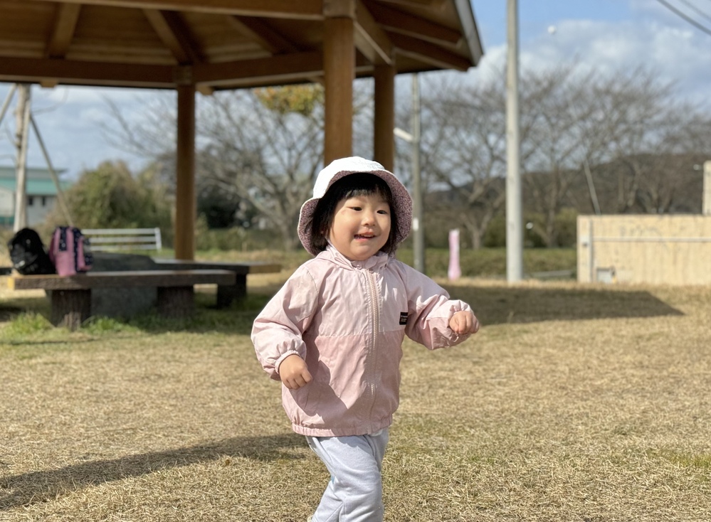 散歩の様子（警察署横広場）