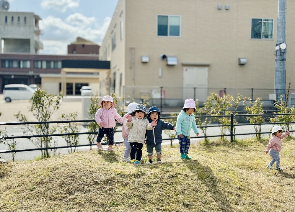 散歩の様子（警察署横広場）