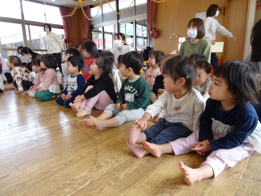 進級入園式のリハーサルの様子　1