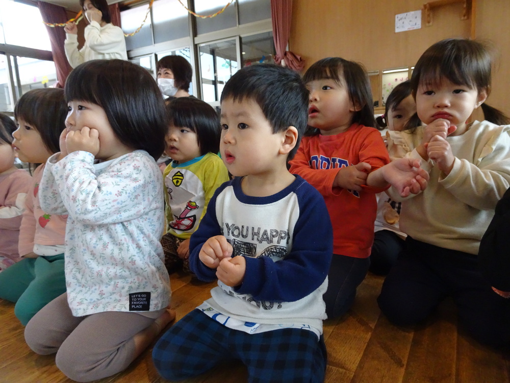 進級入園式のリハーサルの様子　3