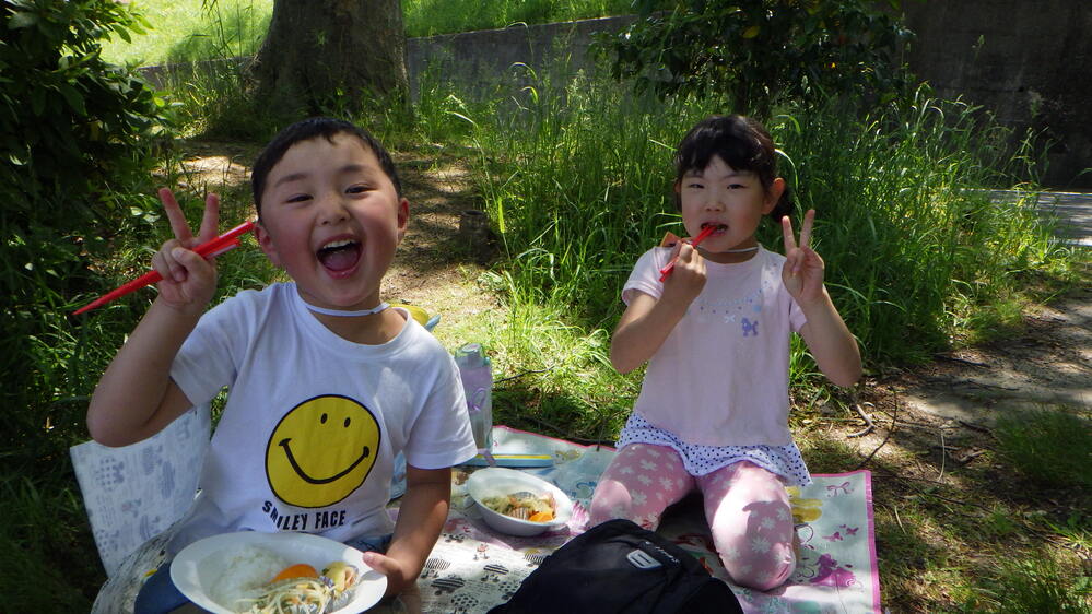 デリバリー給食の様子