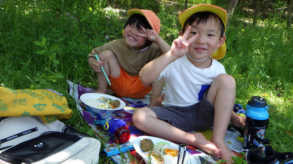 デリバリー給食の様子