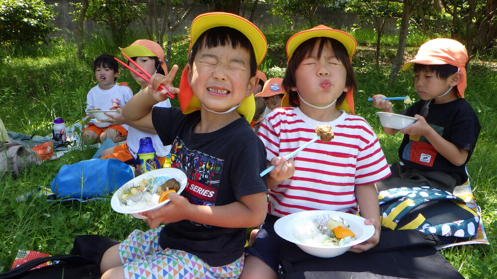 デリバリー給食の様子