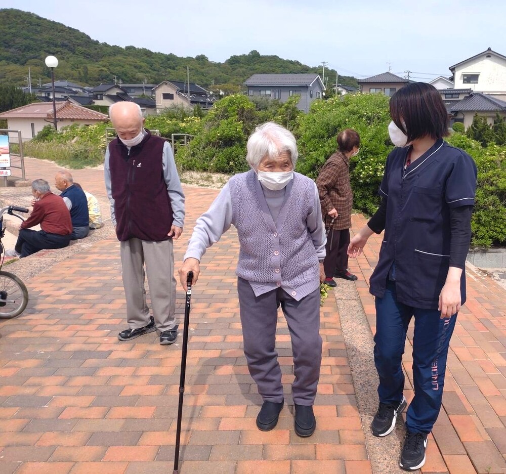 屋外歩行訓練