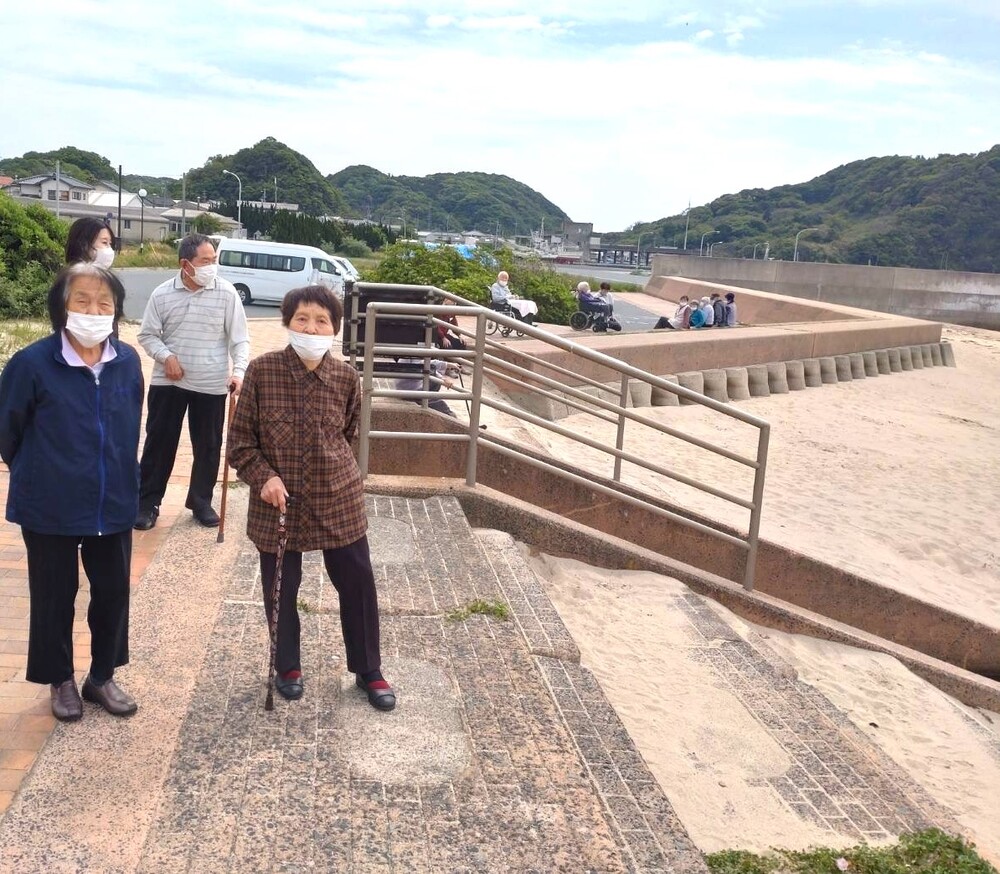 屋外歩行訓練