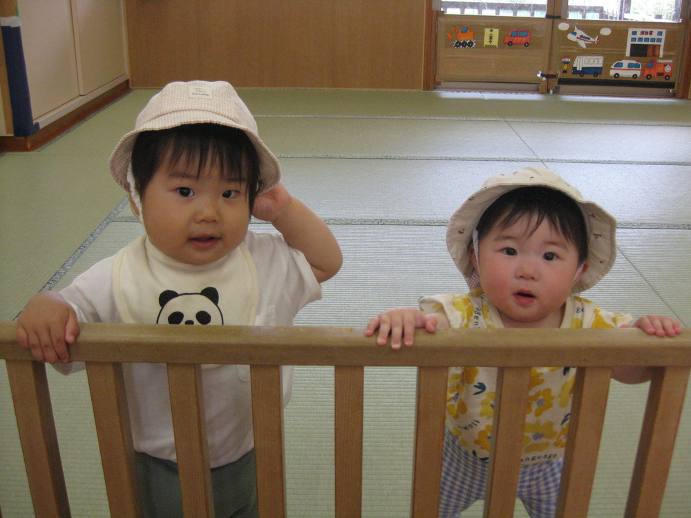 散歩に行く前の様子