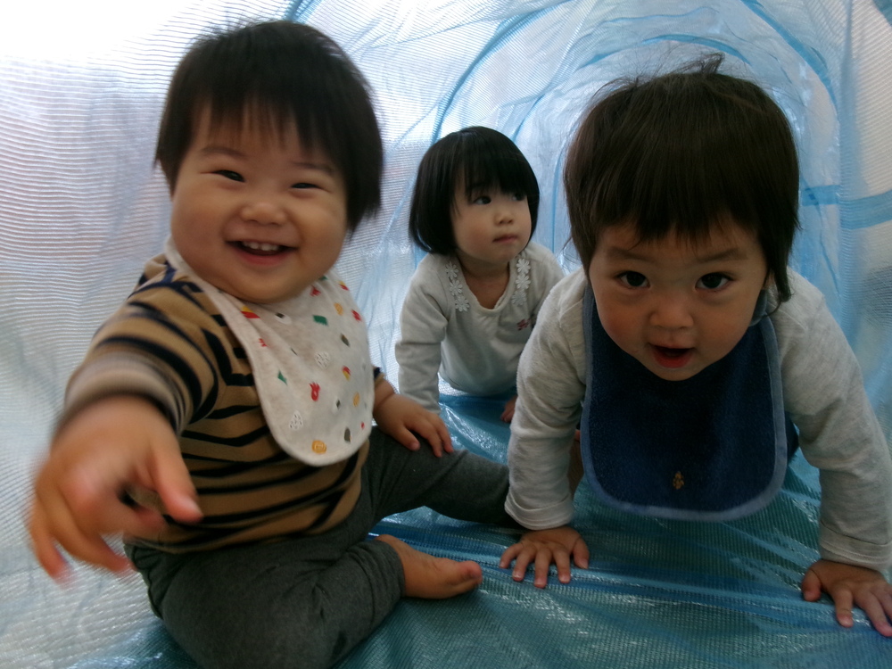 トンネルで