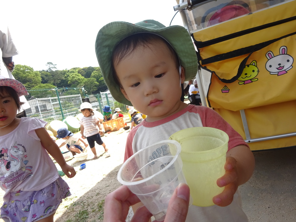園庭で遊ぶ様子 (4)