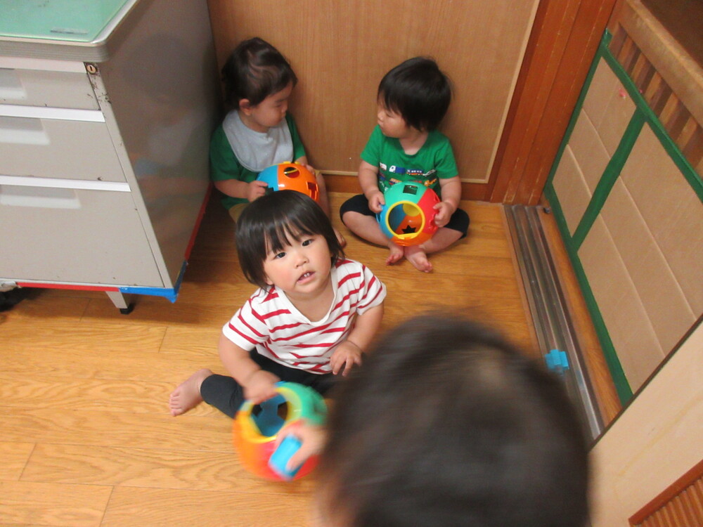 製作をする様子