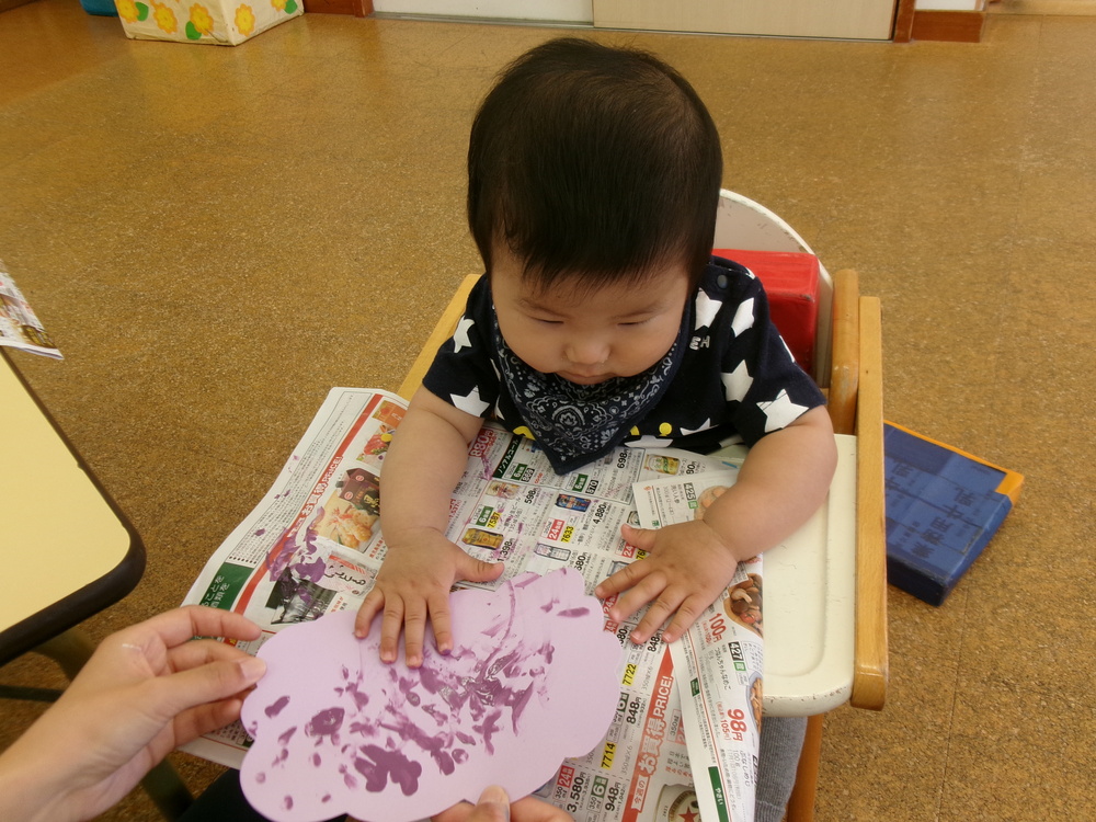 指スタンプをする４