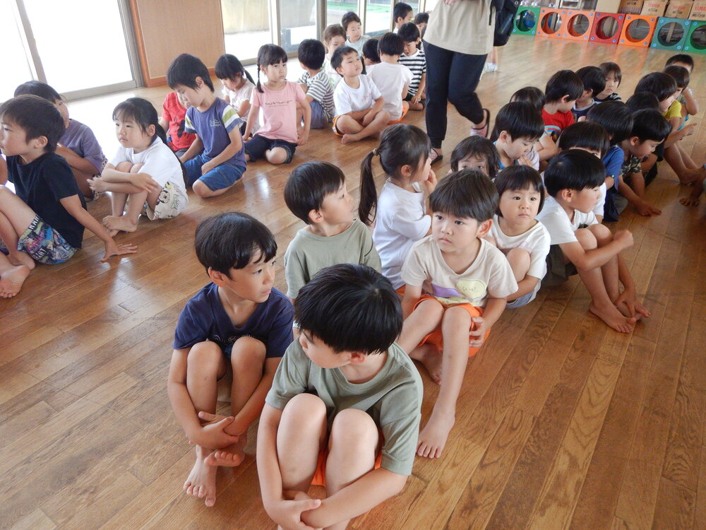 避難訓練の様子