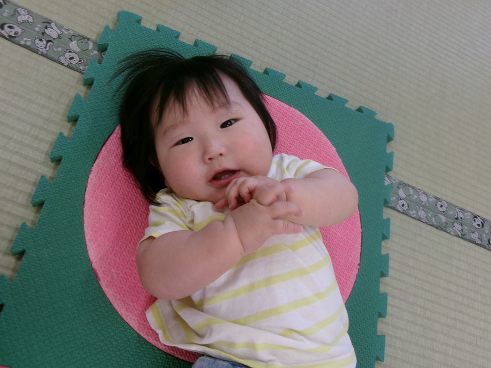 プラポイントに寝転がる