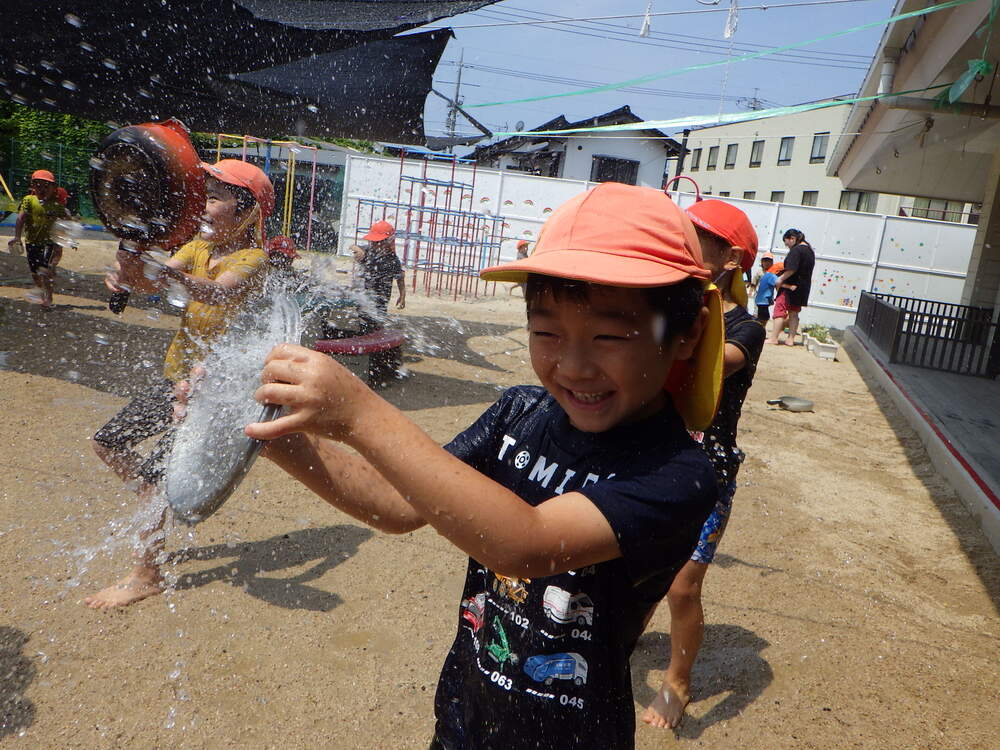 水遊び