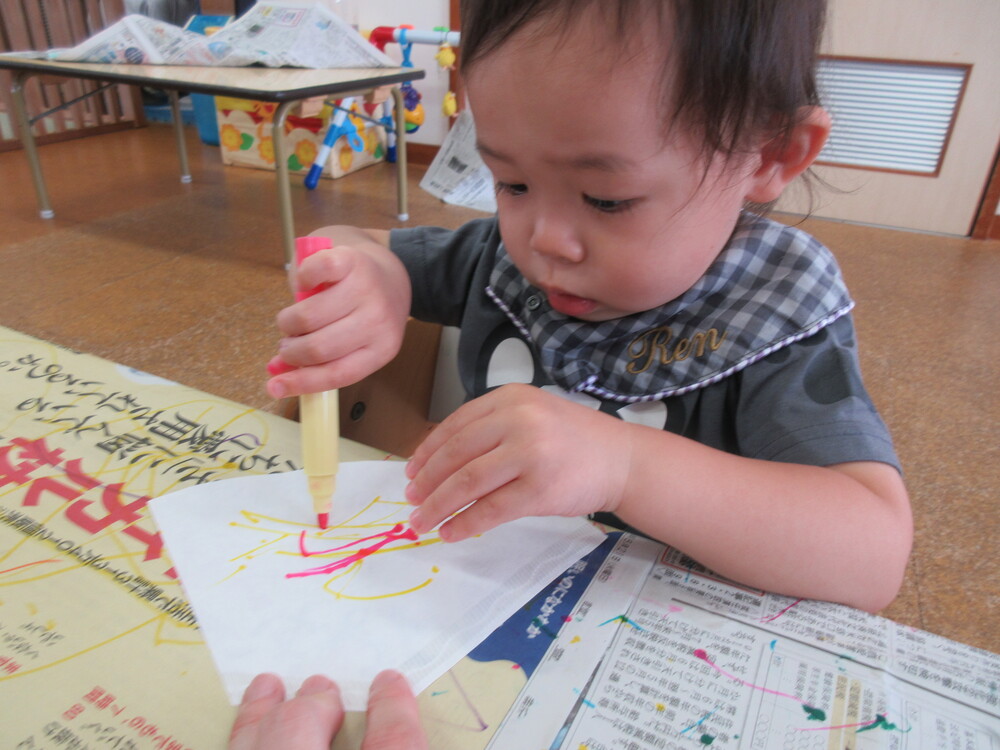 お絵かきの様子 (5)