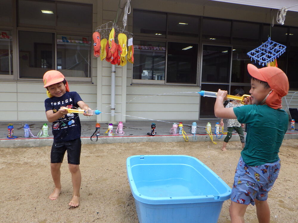 水遊び