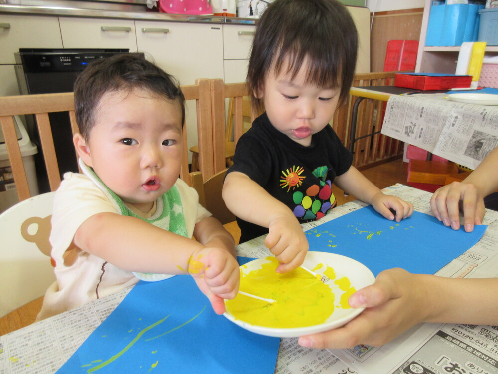 製作をしている様子