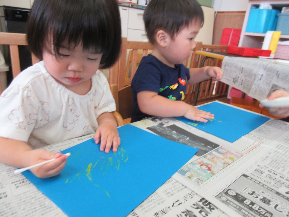 製作をしている様子
