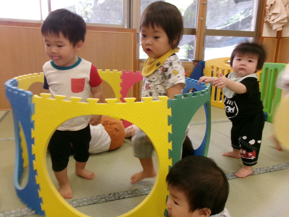 プラポイントで遊んでいる様子