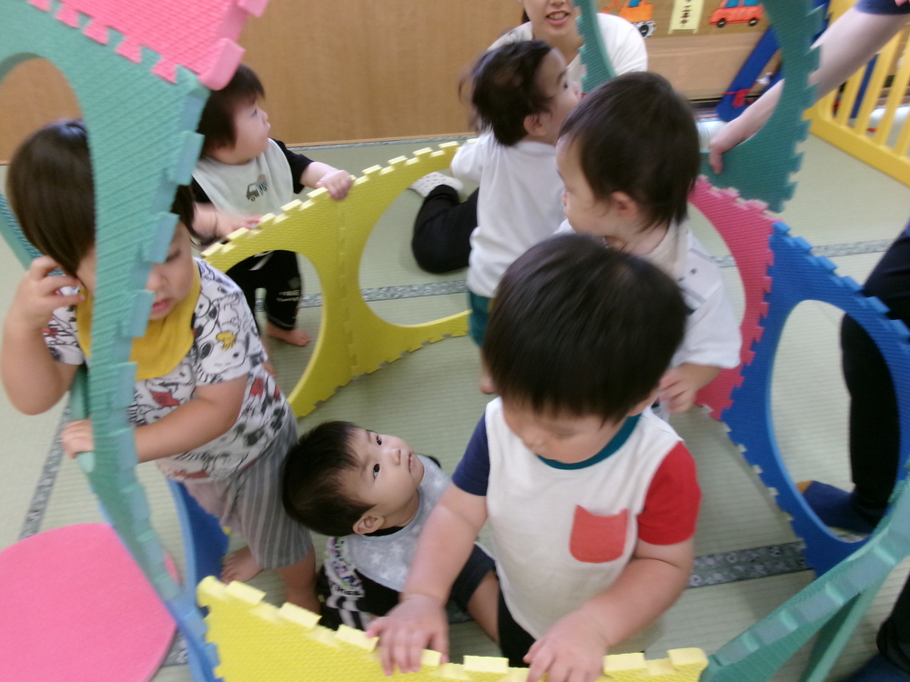 プラポイントで遊んでいる様子
