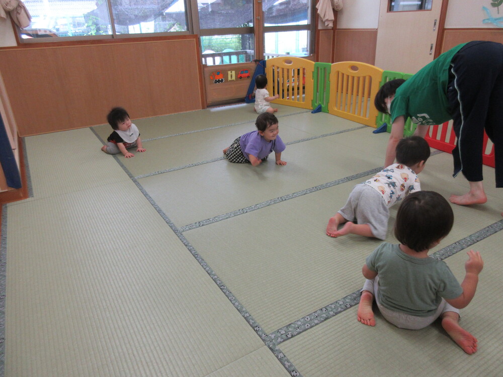 リズムをしている様子