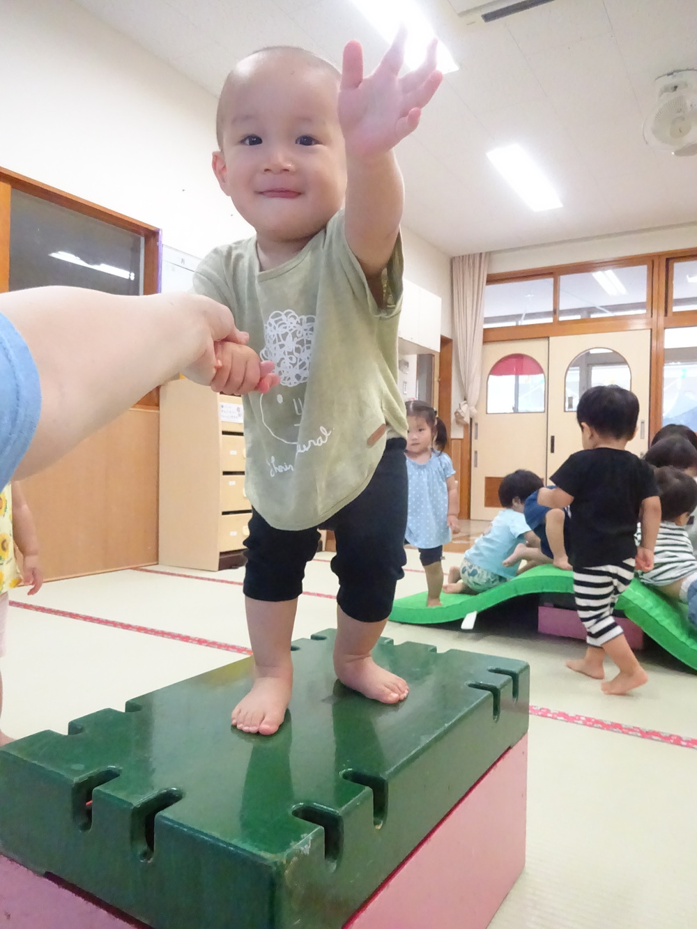 こうぎだいのぼりをする様子 (1)