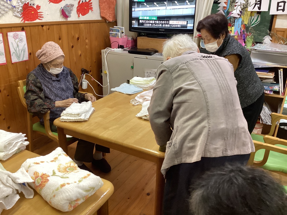 洗濯たたみ