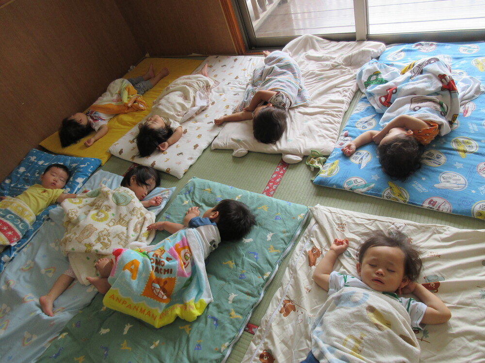 寝ている様子