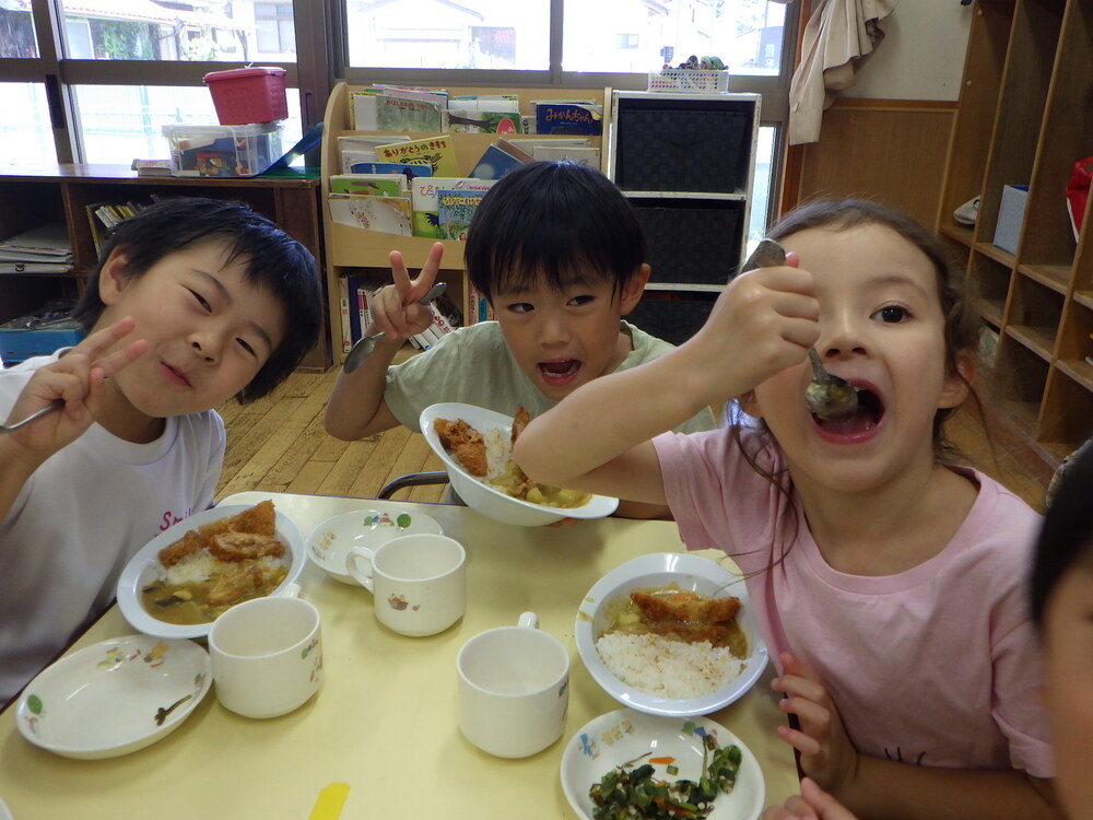 給食の様子