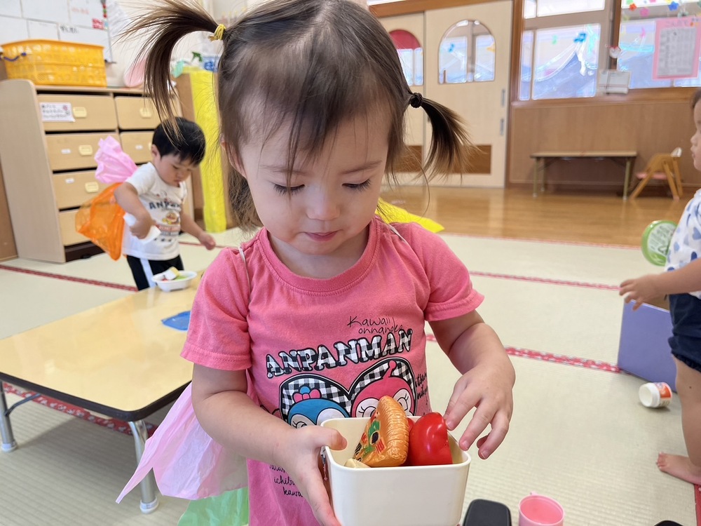 おままごとの様子