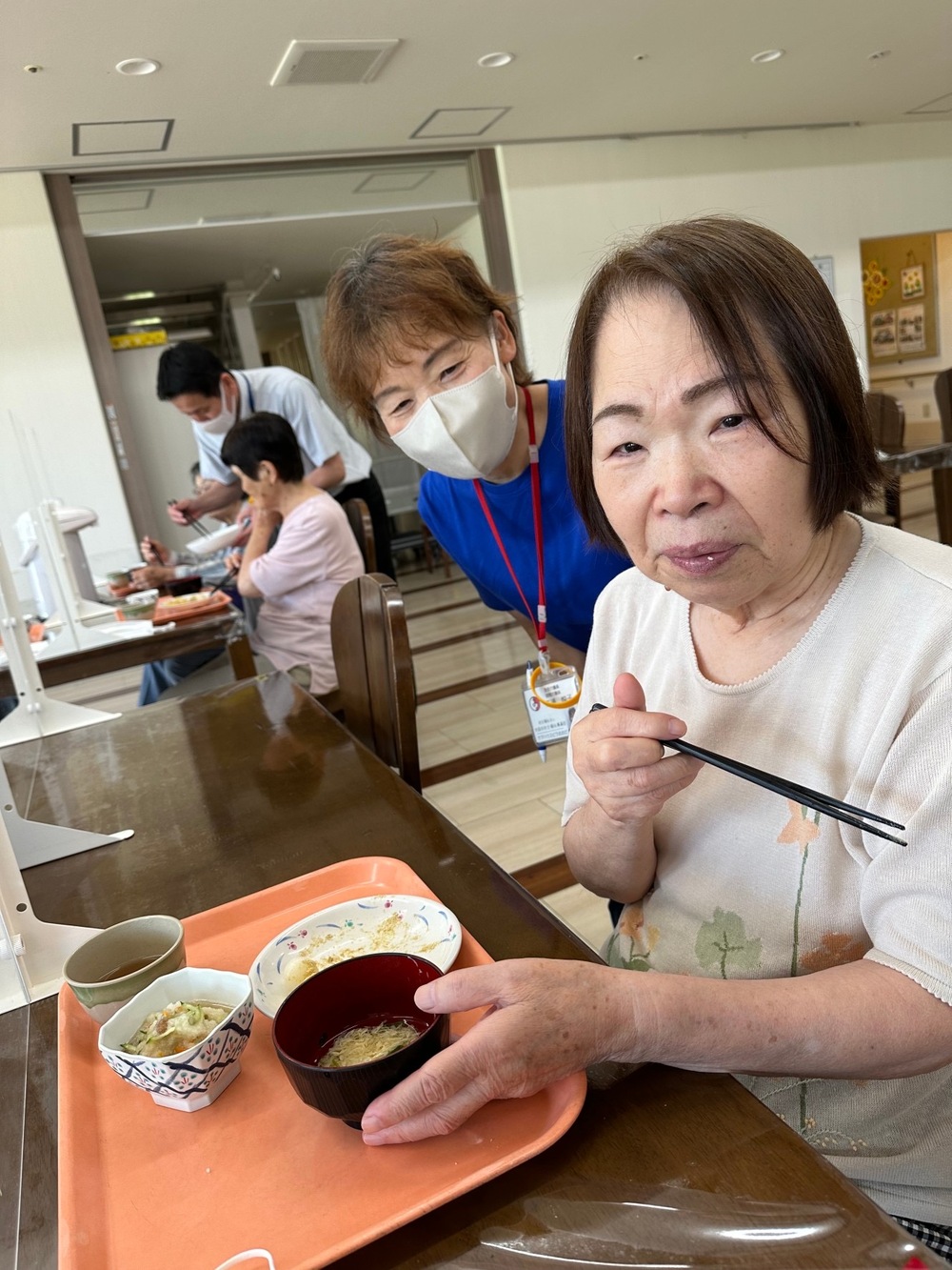 食事の様子