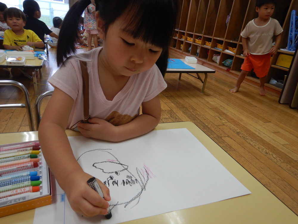絵を描く