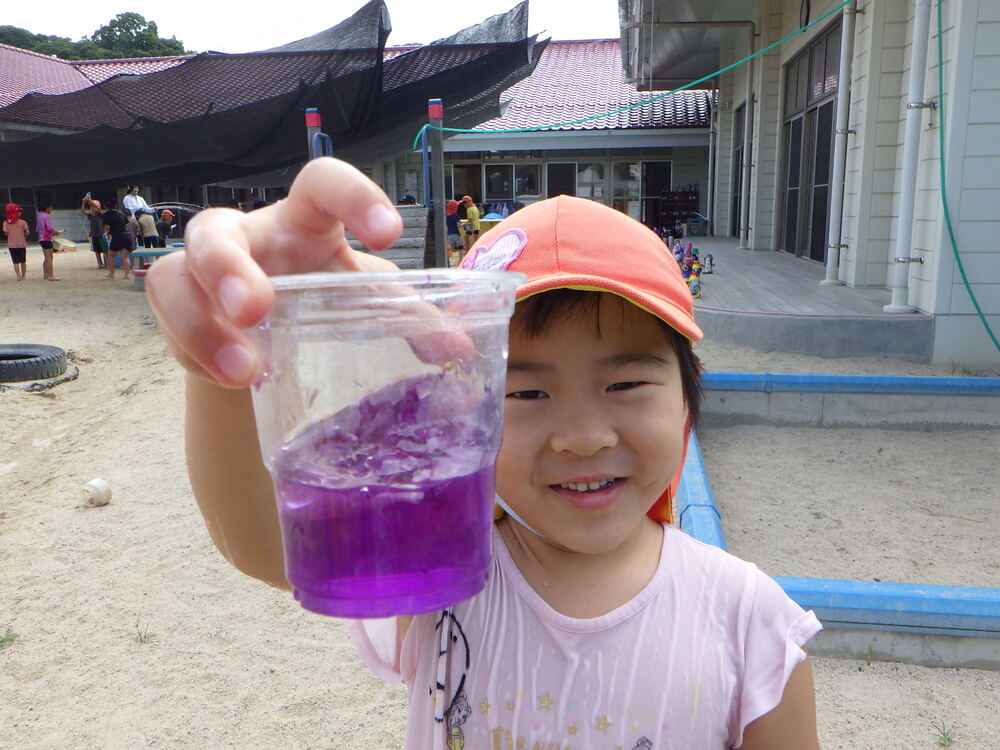 水遊びの様子