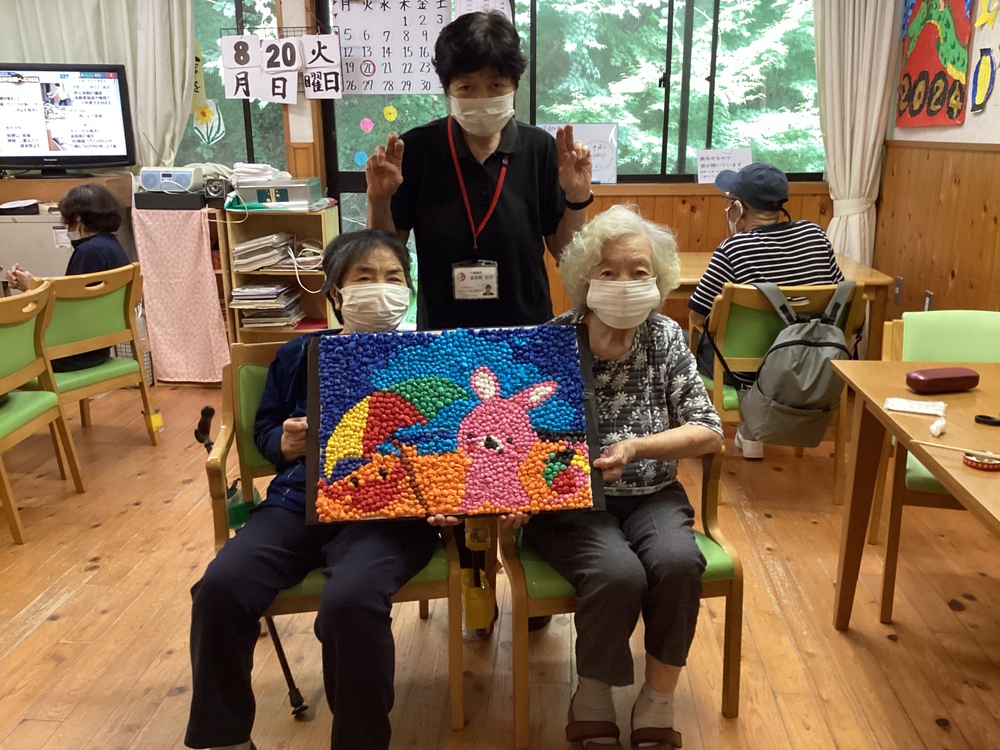 絵と一緒に
