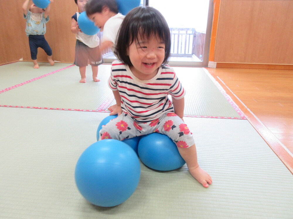 ボール遊びの様子