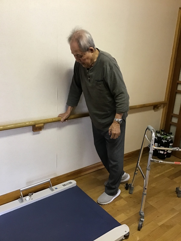 体重測定しています
