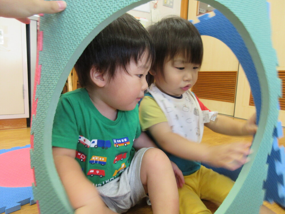 プラポイントで遊んでいる様子