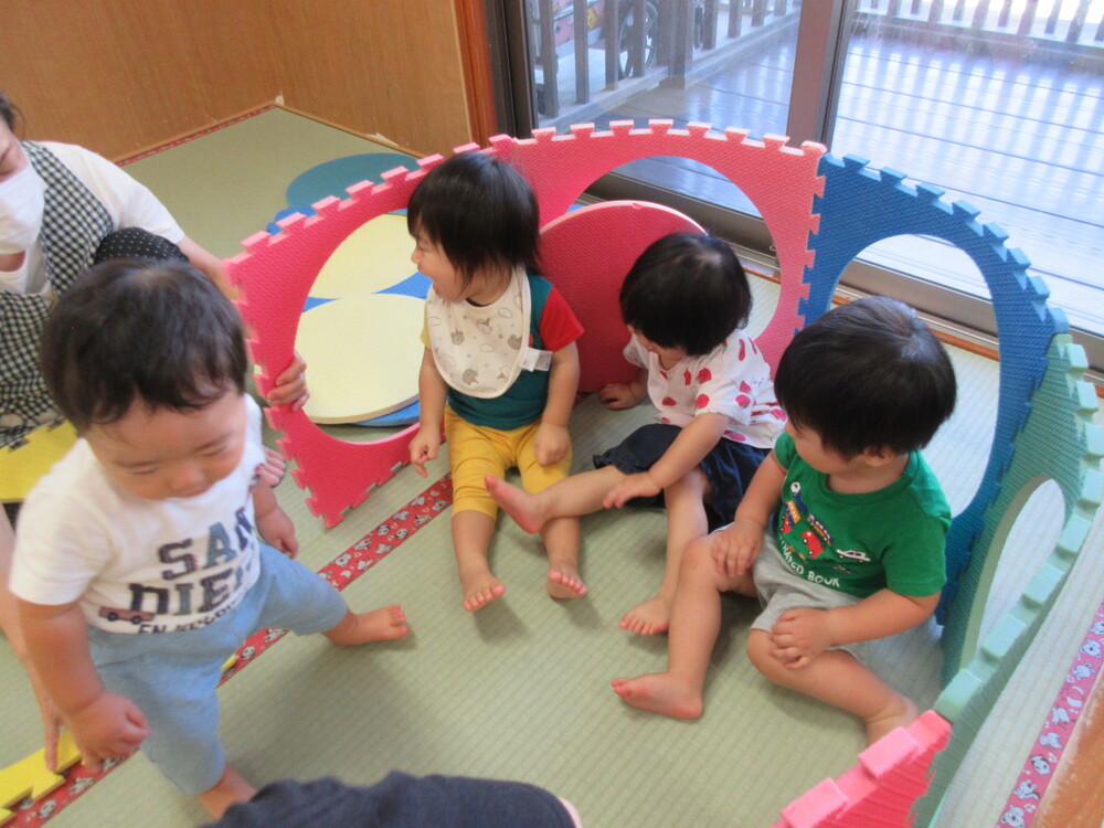 プラポイントで遊んでいる様子