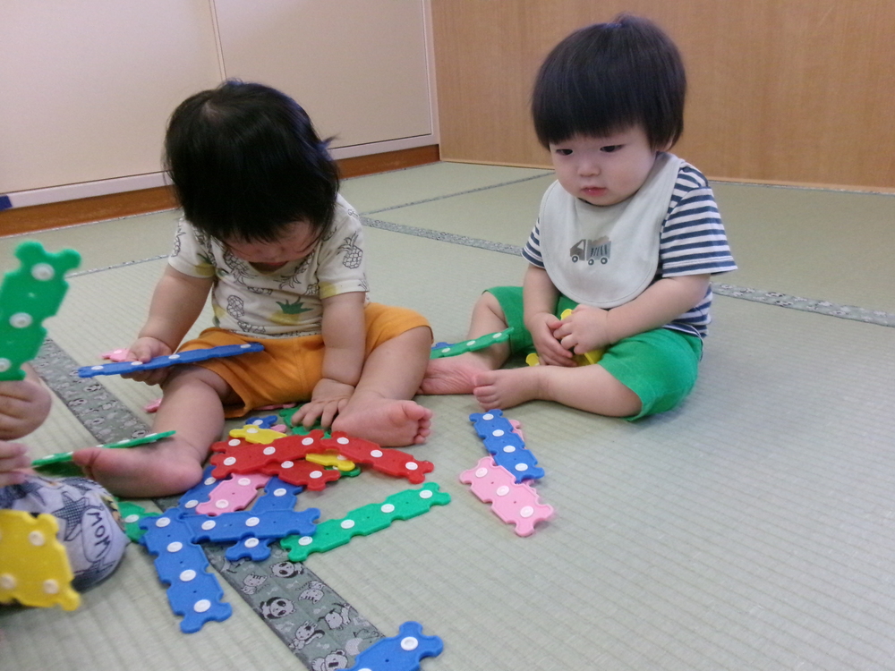 ブロックをくっつける