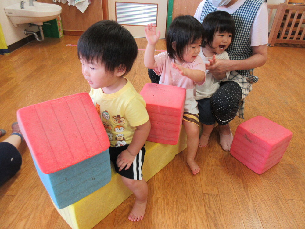 プラポイントで遊んでいる様子