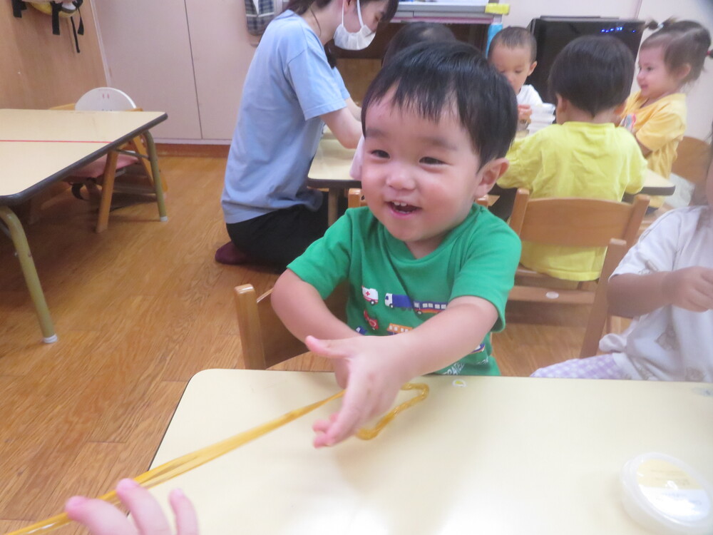 ジェル粘土遊び (1)