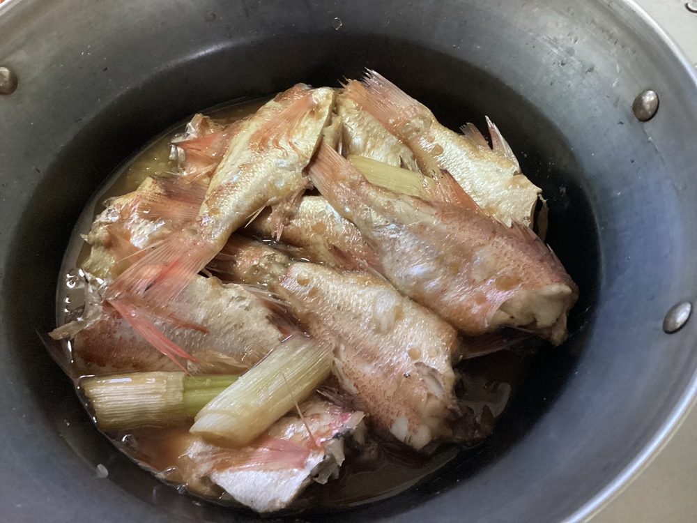 のどぐろの煮つけ　出来上がり