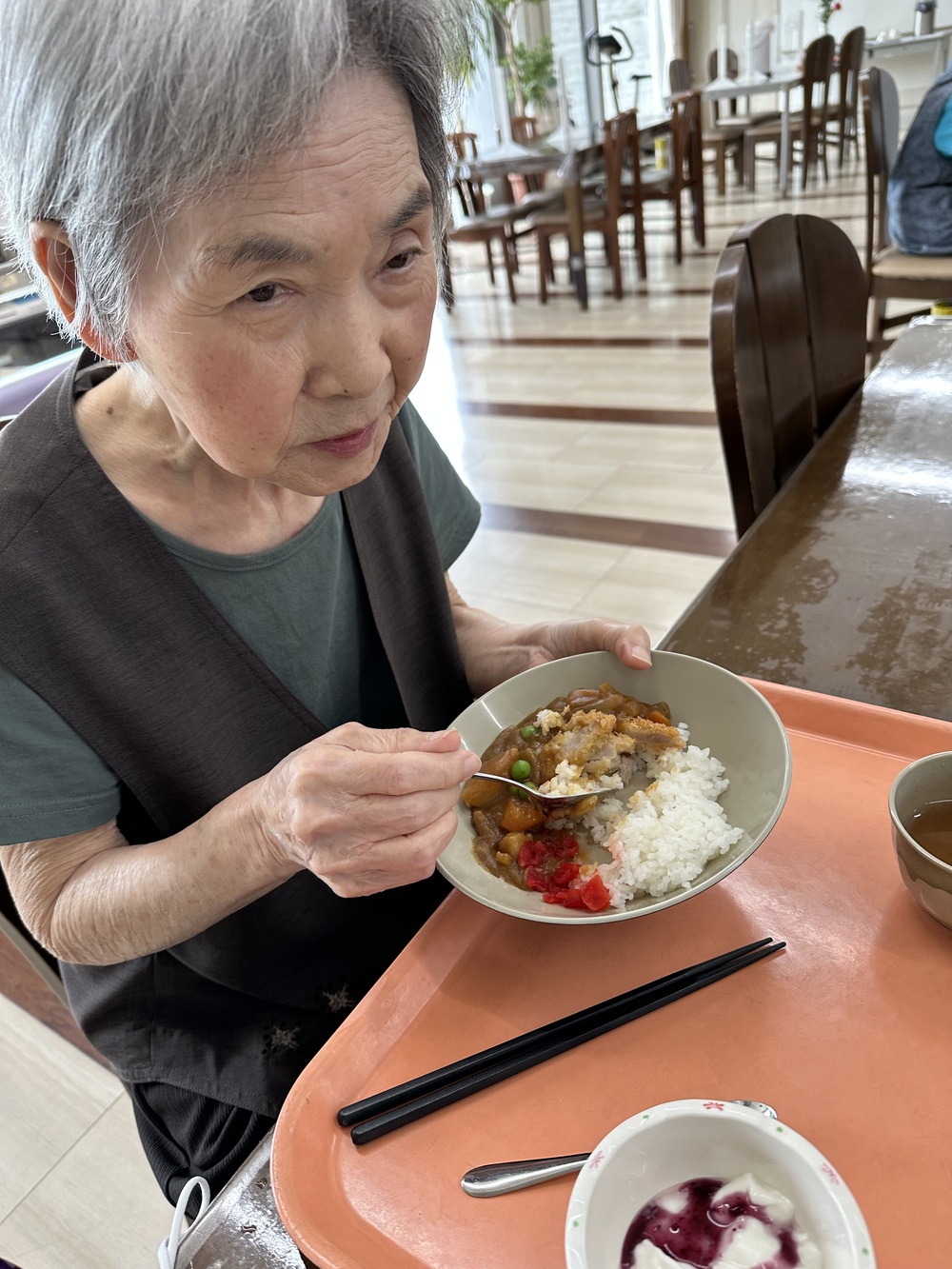 食事の様子
